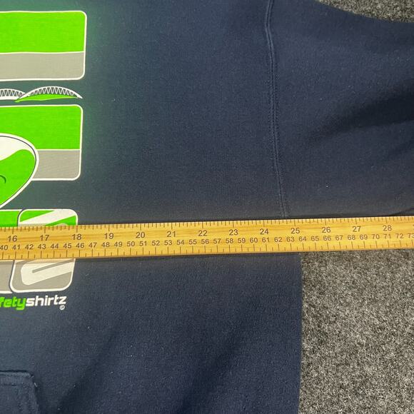 SAFETY SHIRTZ Football Stadium WASHINGTON SEAHAWKS HOODIE Fan Sweatshirt XL - Picture 4 of 7